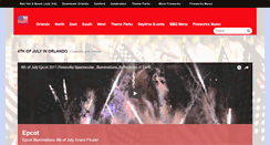 Desktop Screenshot of 4thofjulyorlando.com